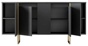 Skrinka Luxe Anthracite and Gold