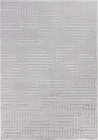 Ayyildiz, Kusový koberec Sahara 1114 Silver, 280x370, šedá, obývacia izba