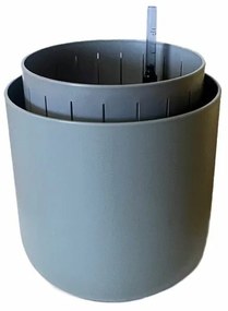 Plastia Samozavlažovací kvetináč Tolita Air sivá, pr.. 19 cm, pr. 19 cm