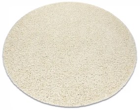 Okrúhly koberec SOFFI shaggy 5cm  krémový