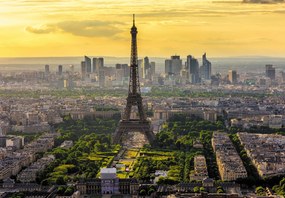 Fototapeta - Panoráma Paríža (147x102 cm)