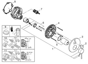 GROHE 24092AL1 - Batéria ESSENCE grafit