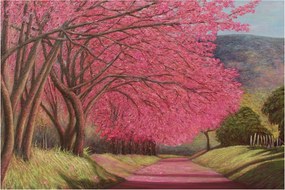Obraz rozkvitnutých stromov (90x60 cm)