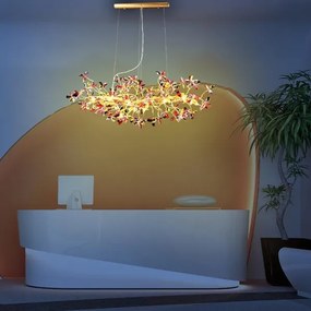 Krištáľový luster na lanku 13xG9/40W/230V pestrofarebná