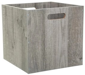 5five Simply Smart Úložný box Wood, 31x31x31 cm, sivá