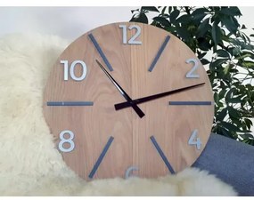 Sammer Nástenné drevené hodiny Aksel Wood 50cm Akselwood50cm