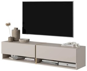 TV skrinka/stolík Myrtha 140  (sivobéžová). Vlastná spoľahlivá doprava až k Vám domov. 1099011