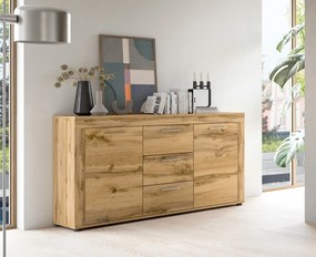 Komoda so zásuvkami Jana, 125 cm, dub wotan