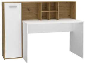 Písací stôl Bolitarr dub artisan/biely