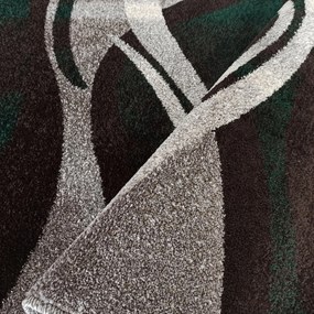 DY Sivo-zelený koberec s abstraktným vzorom Otto 01 Rozmer: 240x330 cm