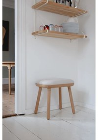 Stolička v bielo-prírodnej farbe Paff Tall – UMAGE