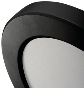 Kanlux 24605 - LED Svietidlo so senz. 2v1 ERGA LED/17W/230V 3000/4000/6500K čierna