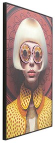 Fancy Blond Lady LED obraz viacfarebný 120x80 cm