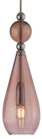 EBB & FLOW Smykke závesná lampa Ag, hnedo-ružová