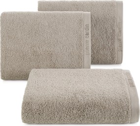 BAVLNENÝ UTERÁK PIERRE CARDIN EVI 70X140 CM TMAVOBÉŽOVÁ