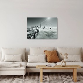 Sklenený obraz - Mrakodrapy v Dubai (70x50 cm)