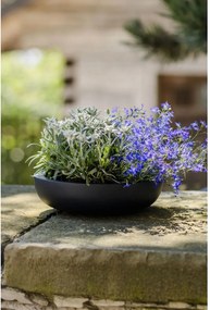 Okrasná miska PLANA, sklolaminát, 9xØ34 cm, antracit