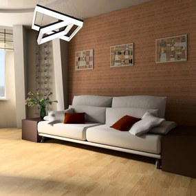 Závesné LED svietidlo Nero, 2x LED 80w, 4000k, b