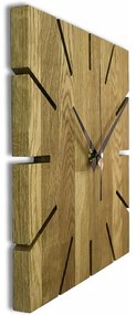 Nástenné hodiny z dubového dreva qartz I SENTOP FB-MAS008