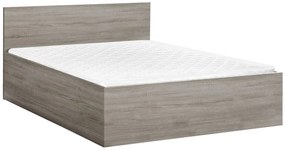 Posteľ SOFIA 180 x 200 cm, dub hľuzovka Rošt: S latkovým roštom, Matrac: Matrac Somnia 18 cm