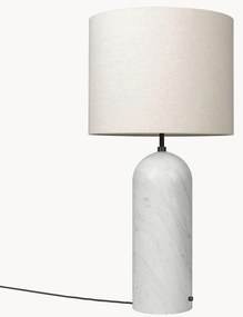 Stmievateľná stojacia lampa's mramorovým podstavcom Gravity, V 120 cm