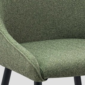 Jedálenská stolička SABOR zelená 737879