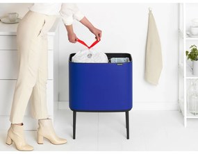 Brabantia BO Touch Bin 11+23L minerálna modrá