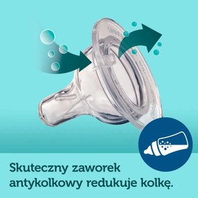 Canpol fľaša sa širokým hrdlom Bonjour Paris modrá120ml