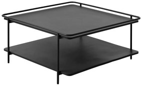 Dizajnový konferenčný stolík Harinder 75 cm čierny