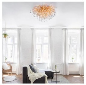 Paul Neuhaus 8092-11 - Prisadený luster ICICLE 14xG9/40W/230V pr. 100 cm mosadz