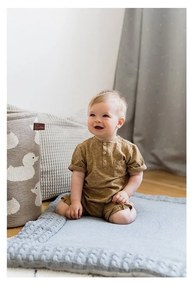 Sivá bavlnená hracia podložka Kindsgut Mat, 70 x 90 cm