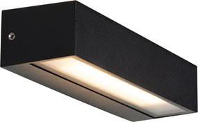 Moderné nástenné svietidlo čierne vrátane LED IP65 - Steph