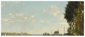Obraz - Claude Monet, Argenteuil, reprodukcia (120x50 cm)