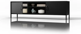 RTV skrinka XL ROSARIA 1700 x 400 x 500, čierna