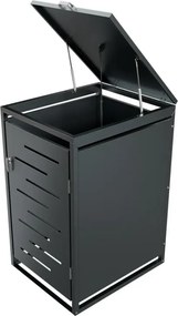 Kovový prístrešok na kontajner 66 × 119 × 80 cm