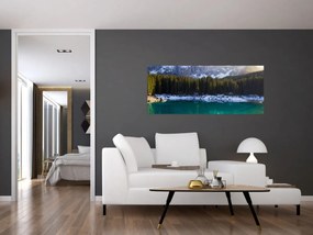Obraz - Jazero Karersee (120x50 cm)