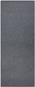 BT Carpet, Kusový koberec Bouclé 104435 Anthracite, 67x150, šedá, chodba / predsieň