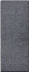 Kusový koberec Bouclé 104435 Anthracite, 80x200, šedá, chodba / predsieň, BT Carpet