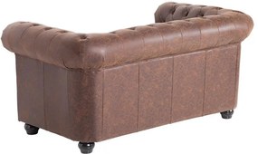 Dvojsedačka Chesterfield Vintage II koža