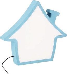 Modrá detská lampička House - Candellux Lighting