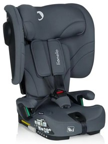 Lionelo - Skladacia autosedačka NELLY i-Size 76-150 cm Sivá grafitová