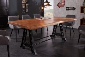 Jedálenský stôl Massive Industrial 220 cm akácia