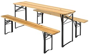 Drevený pivný stôl 3-dielny