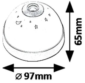 Rabalux LUPE LED dekoratívna lampa 6990