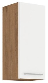 Uzavretá horná kuchynská skrinka Woodline 30 G-72 1F, Farby: dub lancelot + dark wood