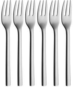 Sivé antikoro dezertné vidličky v súprave 6 ks Nuova – WMF