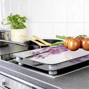 WENKO 2521433500 - Kryt dosky ABDECKPLATTE - motív kvetov a rastlín, 30 x 52 cm, pestrofarebný