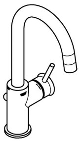 GROHE 23783000 - Umývadlová batéria START CLASSIC 311 mm lesklý chróm