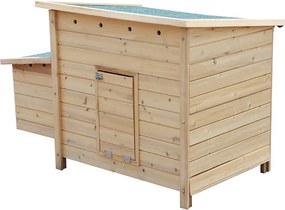 Kurník Avenberg RUFUS 123 x 70 x 81 cm hnedý