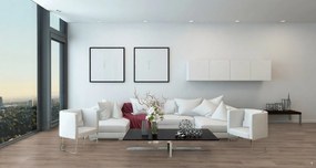 Oneflor, Vinylová podlaha lepená ECO 55 065 Cerused Oak Dark Natural, 1219,2 x 184,1 mm